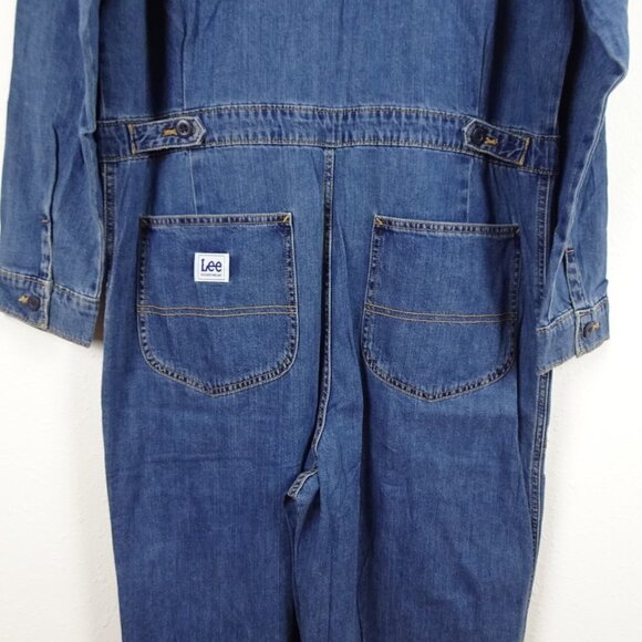 Lee Workwear Union Alls Jumpsuit Women's Size XL Coveralls Blue Denim NEW - Picture 8 of 10